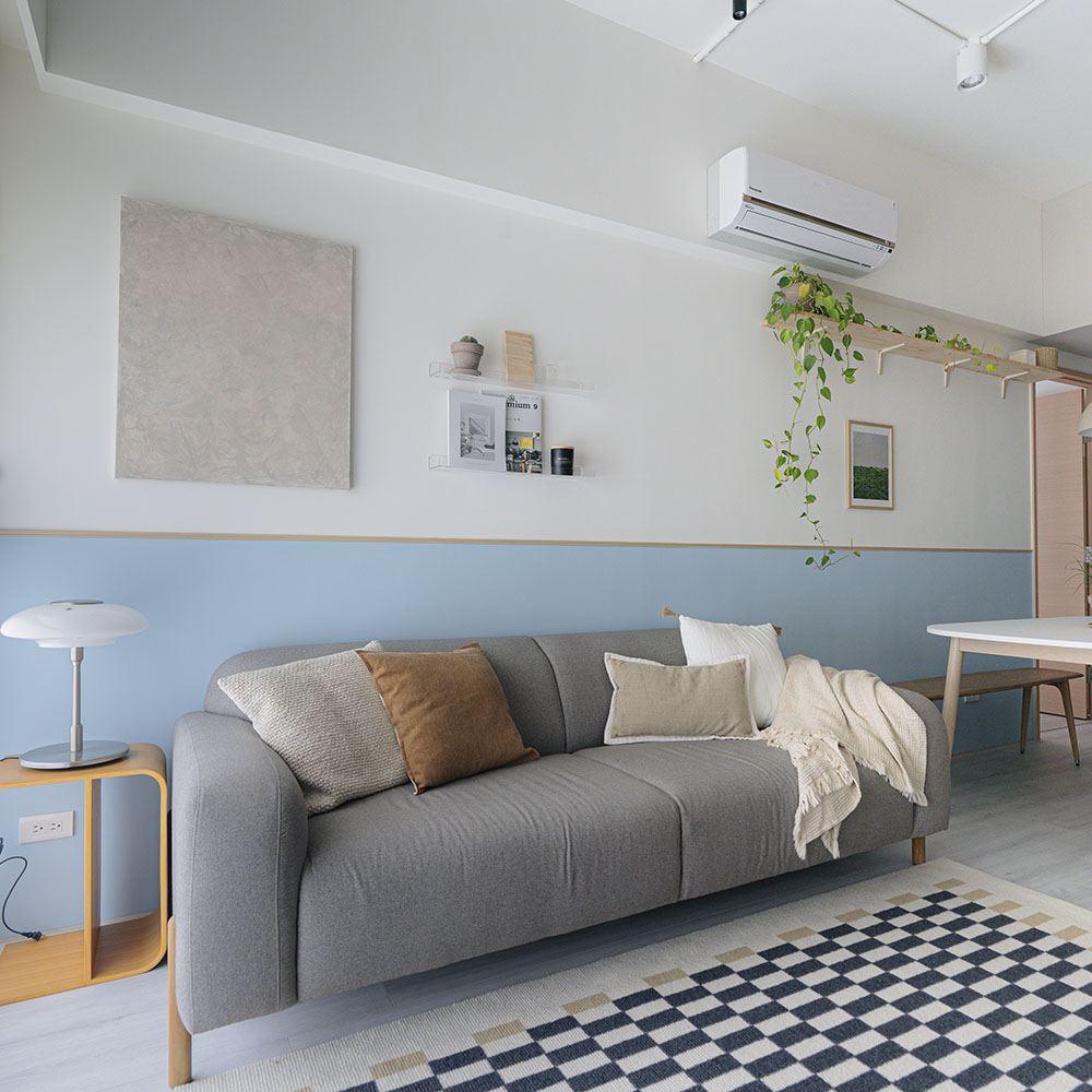 北歐風格室內設計 - 撞色木質調客廳【透與日零】 - Lo-Fi House