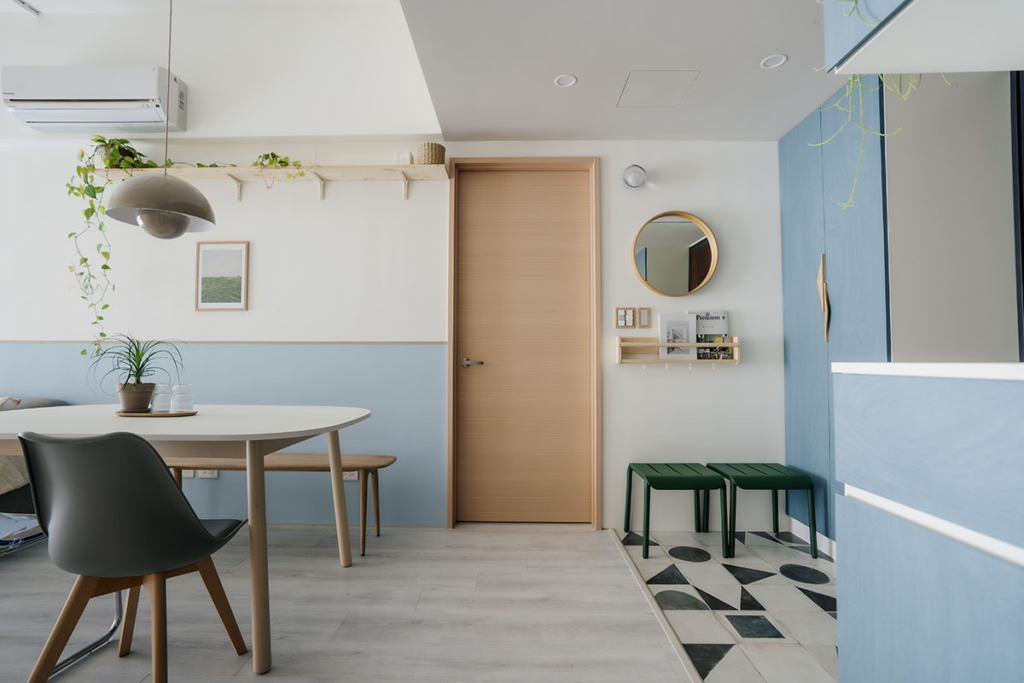北歐風格室內設計 - 撞色木質調客廳【透與日零】 - Lo-Fi House