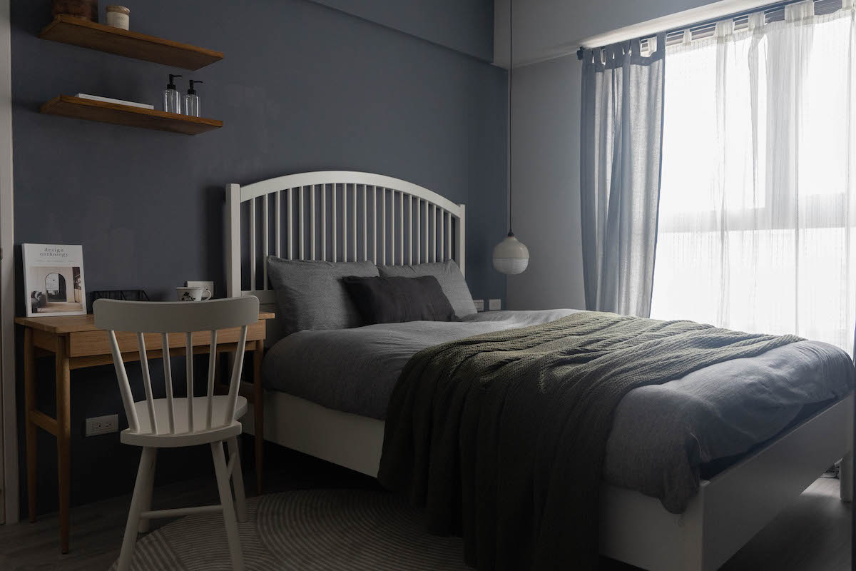 清透優雅北歐風 - 採光優美的灰藍色系客廳設計【日常呼吸】 - Lo-Fi House